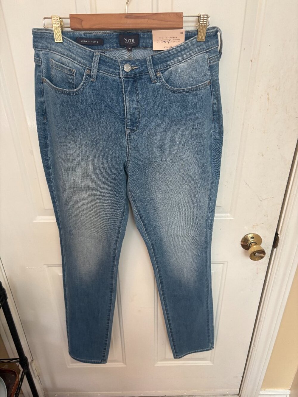 NWT NYDJ Alina Skinny Legging Jeans – Women's Size 10 (Fits Like 12)